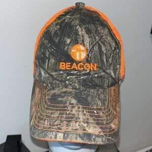 Mossy Oak Camouflage Camo Hunting Beacon Roofing Supply Mesh Trucker cap hat